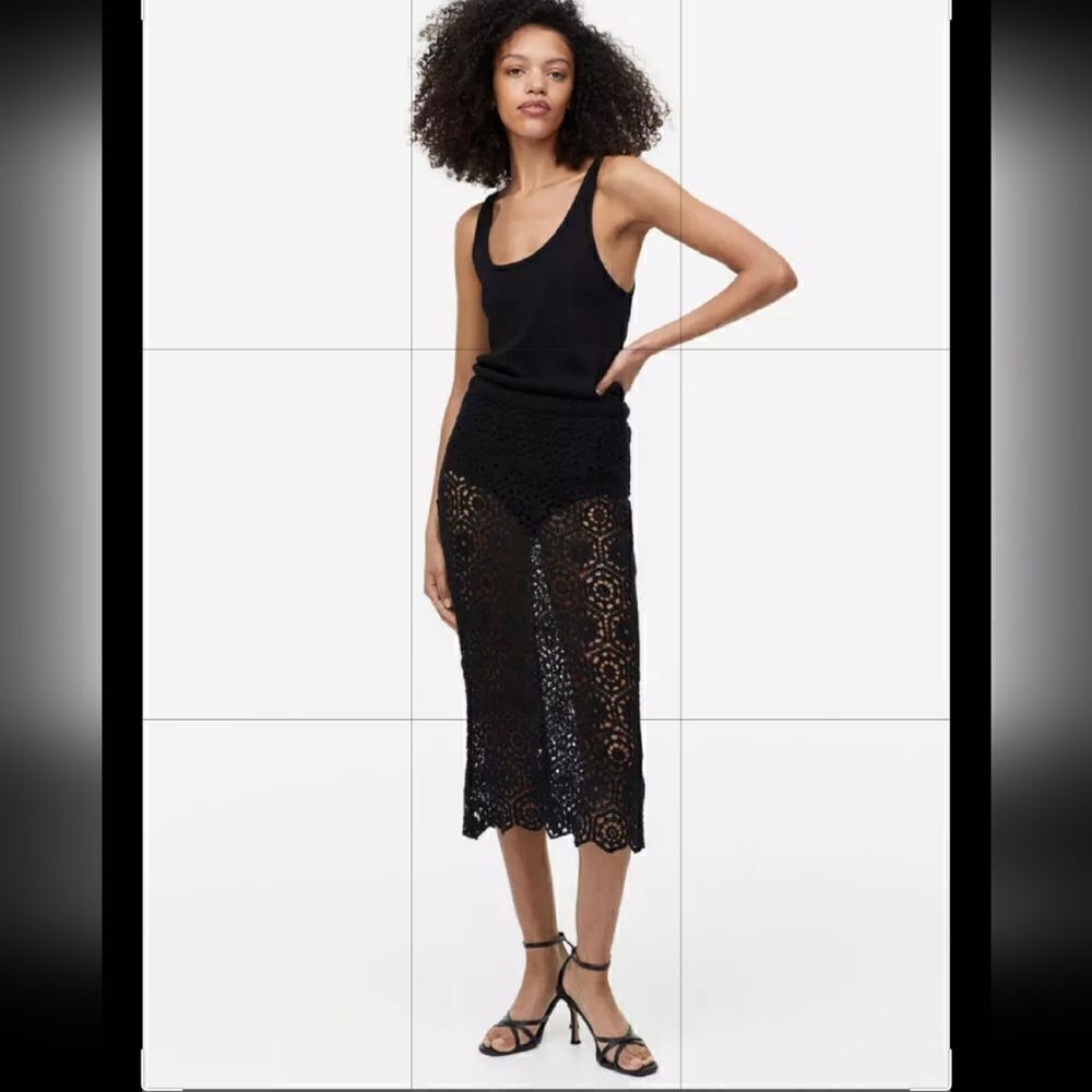 H&M Crochet skirt - Picture 3 of 15